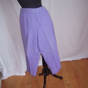 Chico's 100% Linen, great fit, eleastic waist